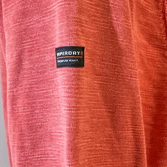 Superdry Womens XL sweatshirt premium dried cotton pink/orange quality stitching - Picture 10 of 14